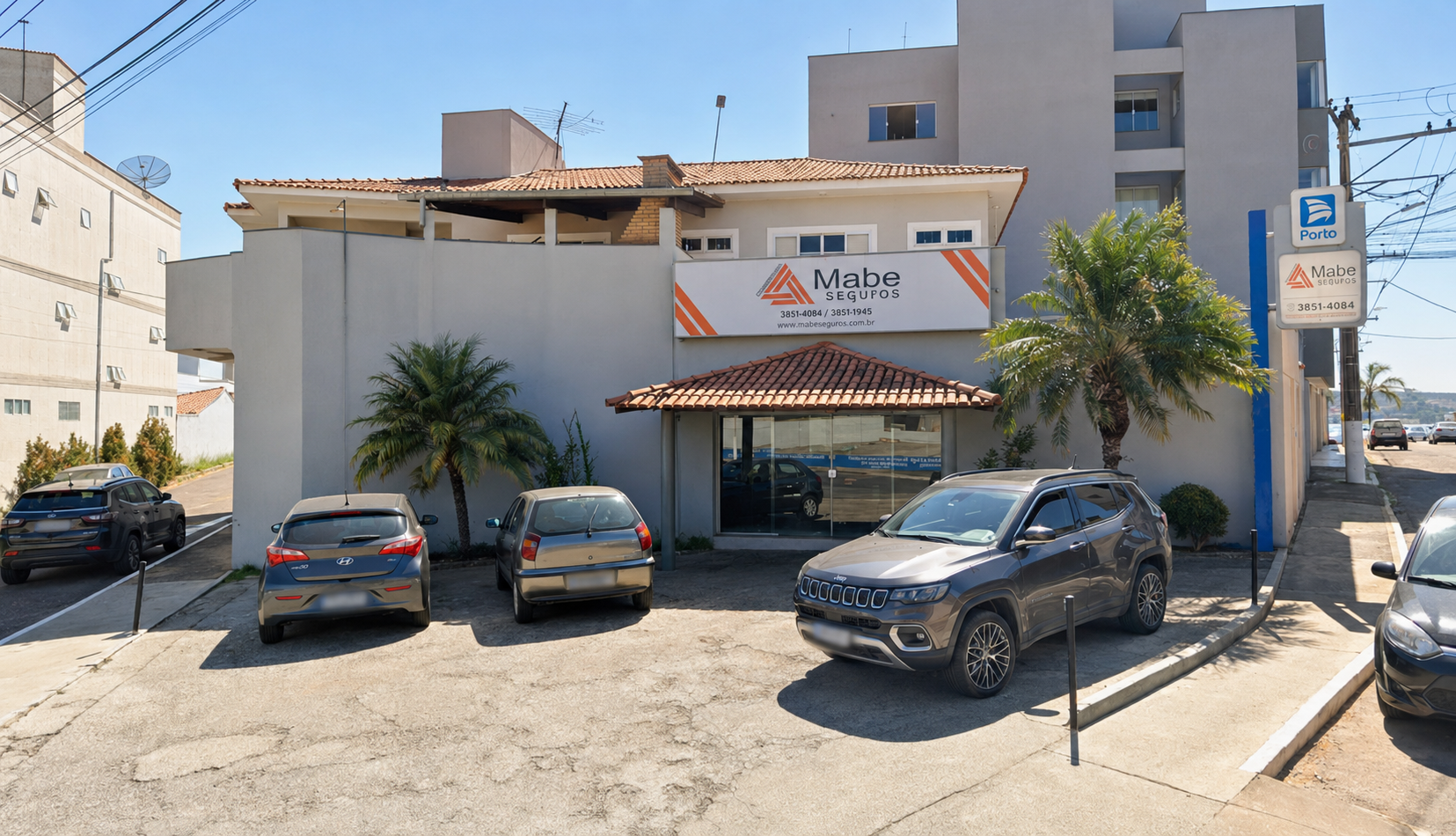 Fachada da Mabe Seguros em Boa Esperança/MG